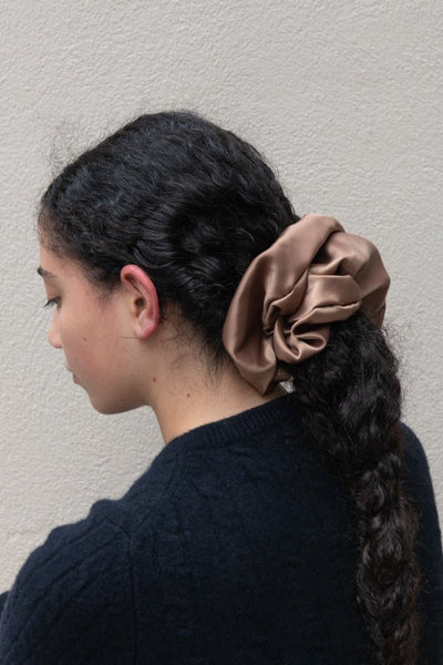 Elyna Satin Scrunchie - Marc Alexandrin
